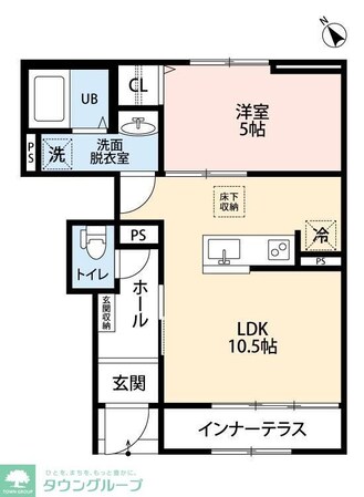 リーブルファイン相模原中央区中央の物件間取画像